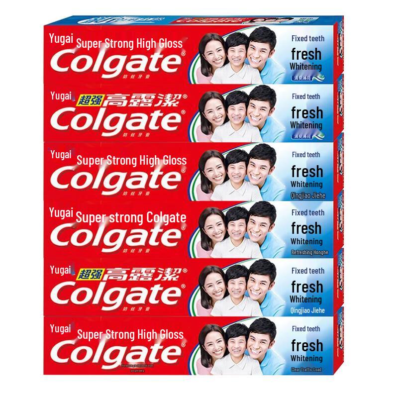 Colgate Сильная зубная паста для ухода за деснами с кальцием, отбеливающая