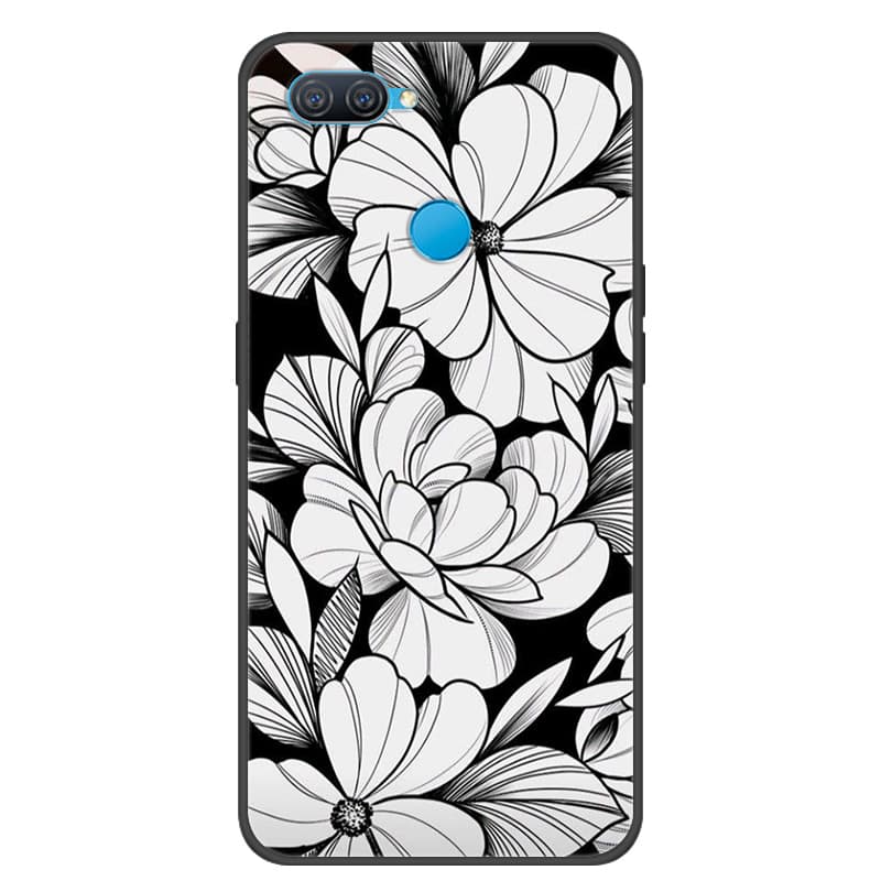 For OPPO A12 Case Cool Painted Cover Soft Silicone Phone Case For OPPO A7 AX7 Back Covers Bumper Coque A12 CPH2083 CPH2077 Coque