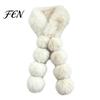 Fashionable Winter Neck Accessory Women Faux Fur Scarf, Warmer with Magnetic Buckle, Soft Fluffy Elegant Draping Design Plush Long Collar for