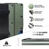 Portefeuille - Aluminium - Blocage RFID - 10 cartes - Doré