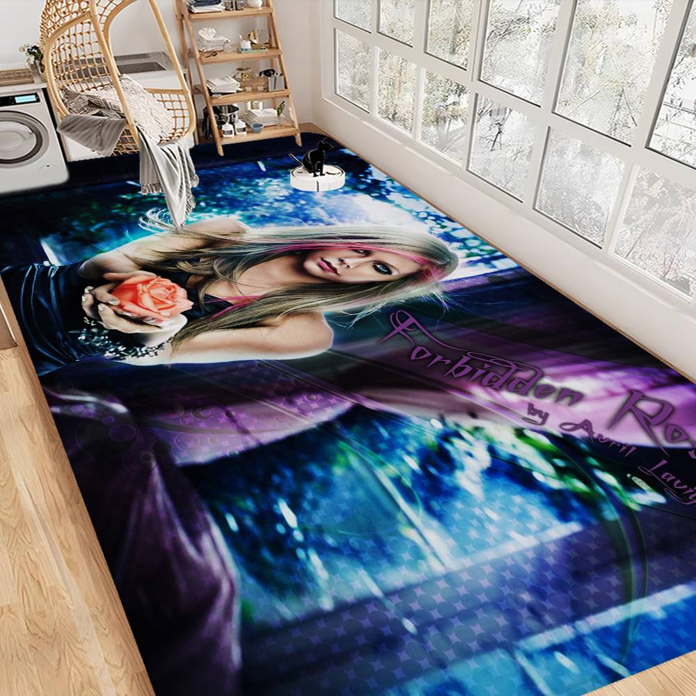 A-Avril Ramona Lavigne Kitchen Mat Kids Room Bedroom Decoration Balcony Anti-Slip Doormat Living Room Alfombra