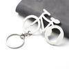 Metal Bicycle Keychain Multifunctional Fashion Bottle Opener Keyring Bike Shaped Creative Bike Key Rings Thanksgiving