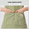 Unisex Korean-Style Cotton Cooking Apron – Breathable Summer Fashion Waist Apron