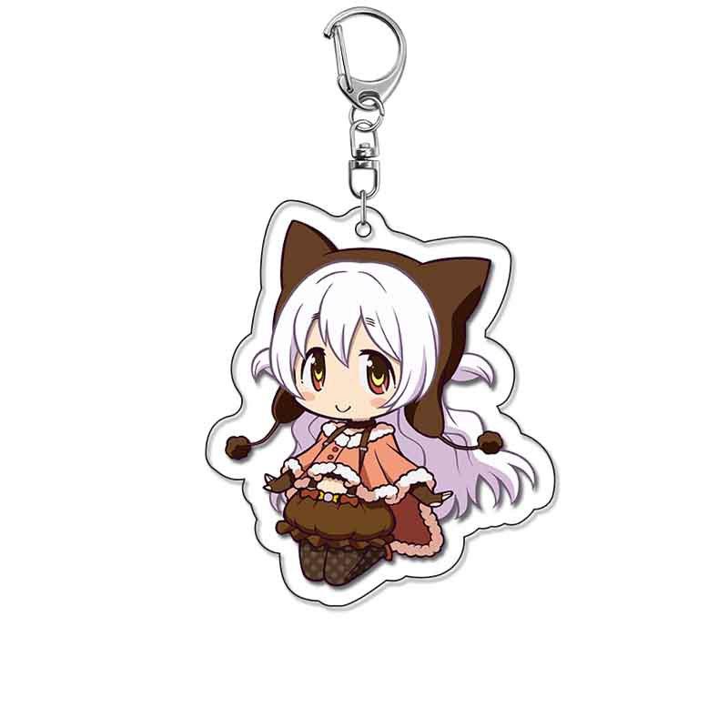 1 шт. Аниме Puella Magi Madoka Magica Канаме Акеми Хомура Мультяшный Брелок Бирка на Сумку ACG Декоративный Брелок для Ключей
