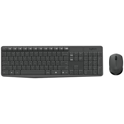 Logitech Беспроводной комбо-набор клавиатура и мышь MK235