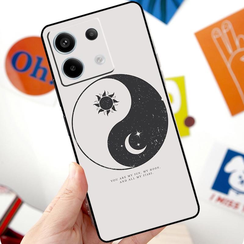 Чехол Багуа Тайцзи Инь Ян для Xiaomi Redmi Note 14 13 10 11 12 Pro 10S 11S 12S Чехол для Redmi 15 13C 12C 10C 14C