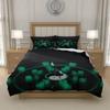 N-Naruto U-Uzumaki N-Naruto Anime Bedding Set with Duvet Cover Breathable Polyester Kids Room Gift Single Double Queen King, EU US UK AU DE Sizes