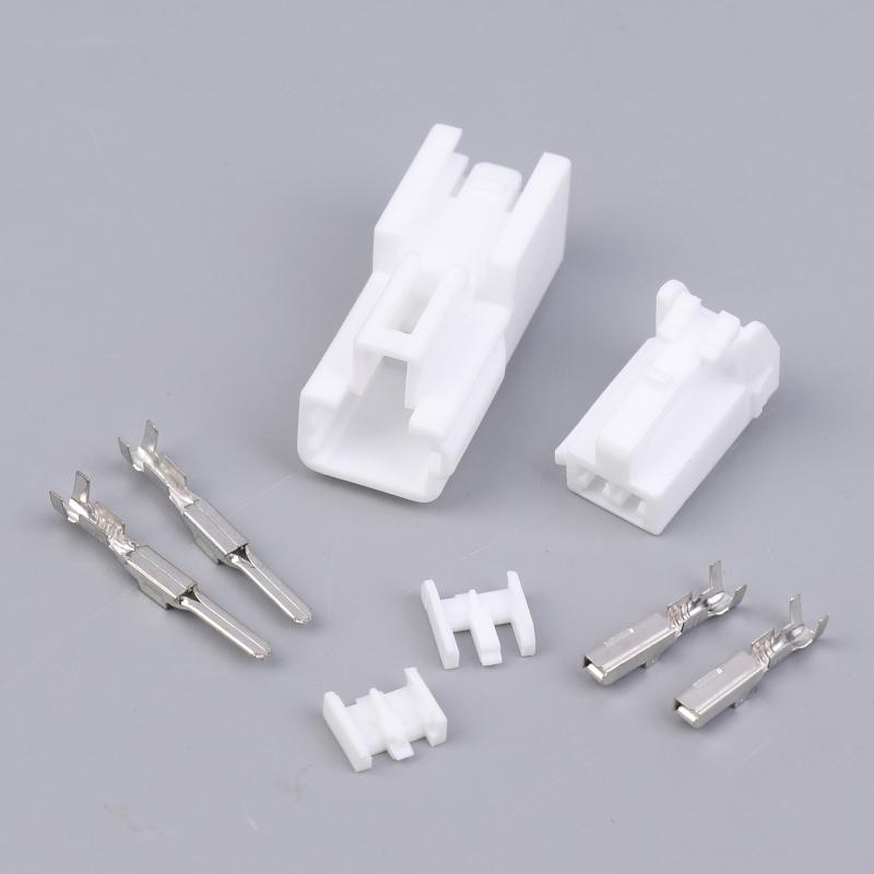1 комплект 2-контактный электрический разъем вентиляции сиденья, мотор, противоугонное устройство, окно, белый, штекер, гнездо, DJ7026A-2.2-11/21