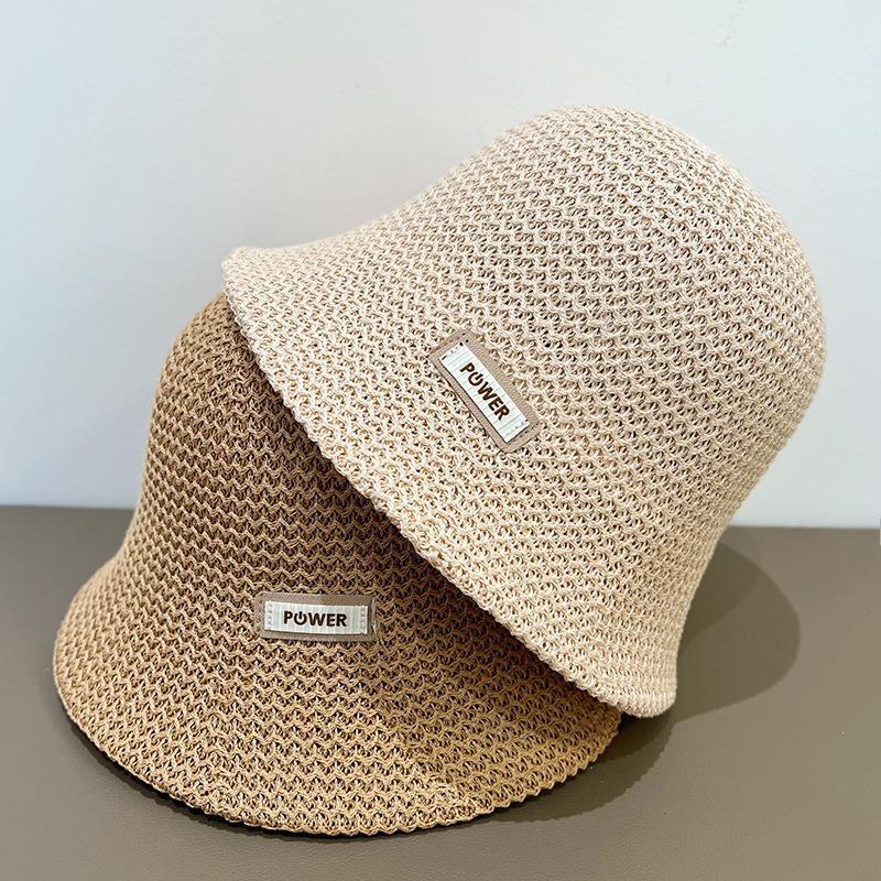 Дышащая шляпа от солнца, модная дорожная шляпа-ведро, женская весенне-летняя солнцезащитная шляпа-ведро, складная шляпа-ведро
