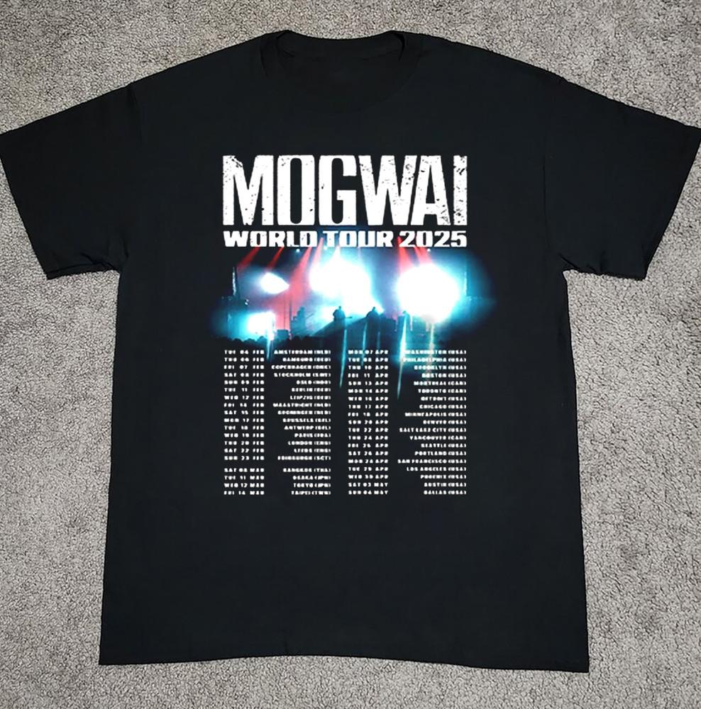 Mogwai Band World Tour 2025 Gift For Fan T Shirt Full Size S-5XL