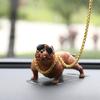 Забавная статуэтка питбуля из смолы, реалистичная, без основания, имитация собаки, износостойкие украшения для собаки, украшение для приборной панели автомобиля
