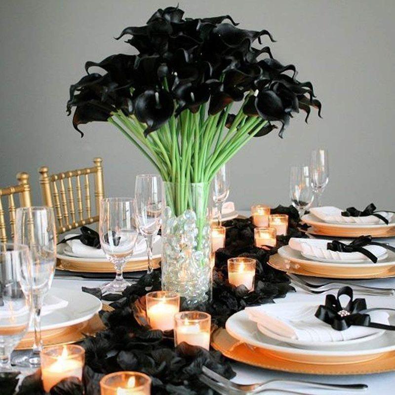 10 шт., настоящие сенсорные Каллы, искусственные цветы, букет Каллы для свадьбы, свадебный домашний цветок, украшение