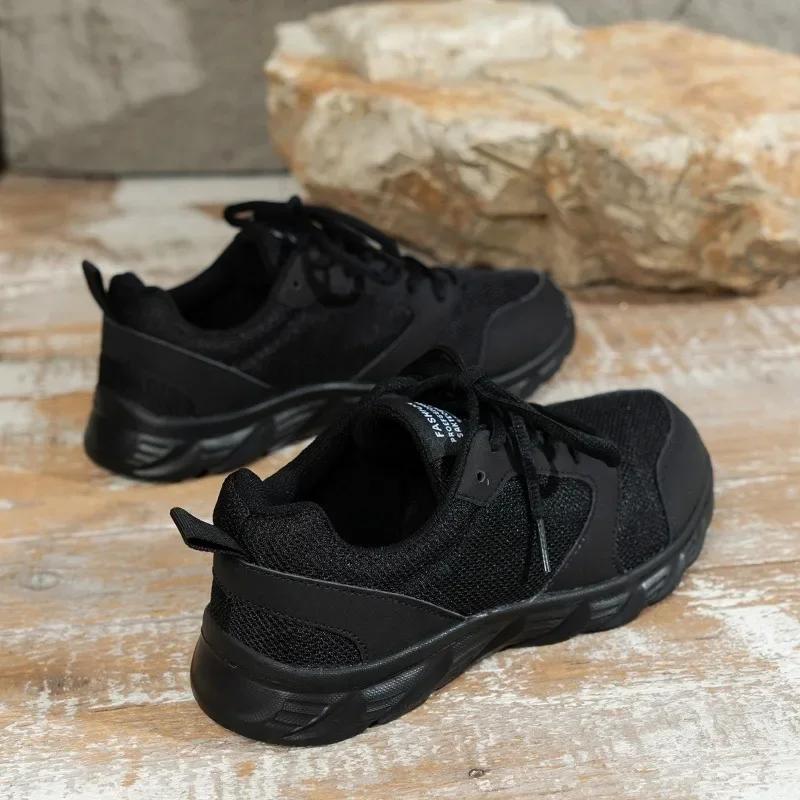 Fashion Female Shoes On Sale 2024 New Lace Up Women's Vulcanize Shoes Autumn Breathable Mesh Solid Flat Casual Comfortable Walking Shoes