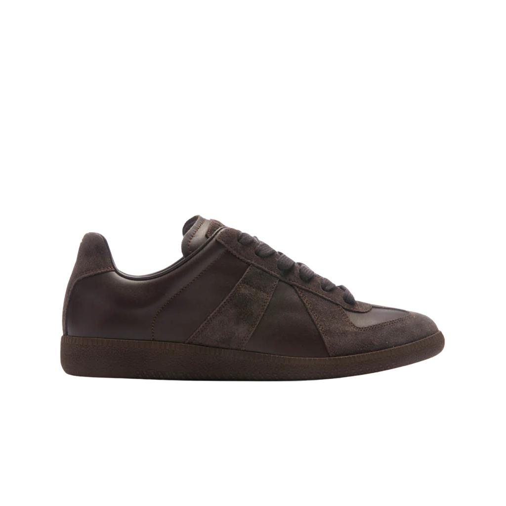 Maison Margiela Calfskin Replica Sneakers Coffee