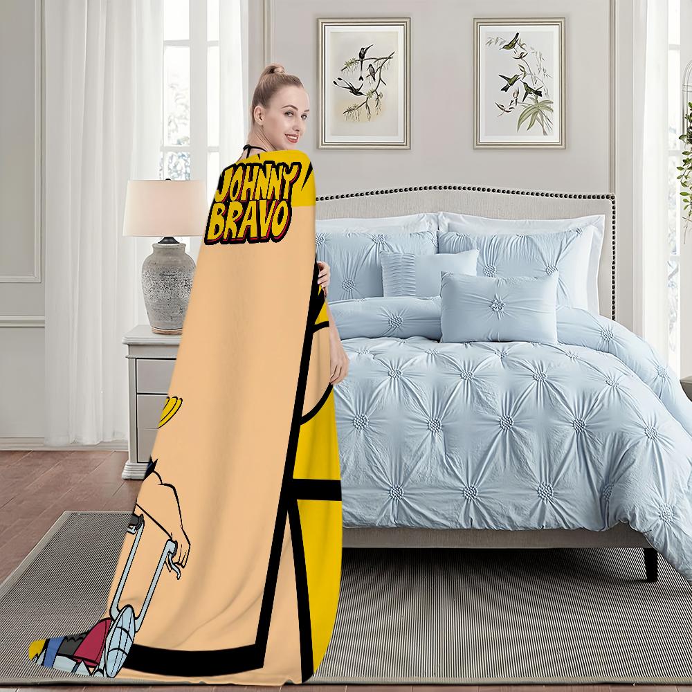 Blanket J-Johnny For Soft Throw Blanket for Picnic Bed Sofa B-Bravo Cartoon Home Bedroom Cozy Warm Comfortable