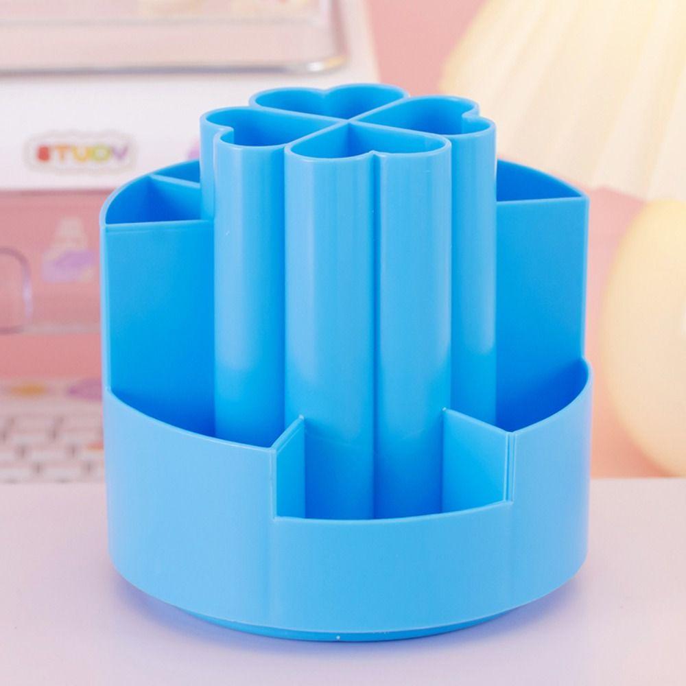 Multifunctional Desktop Pen Holder Stationery Organizer Desktop Organizer Makeup Brush Storage Box