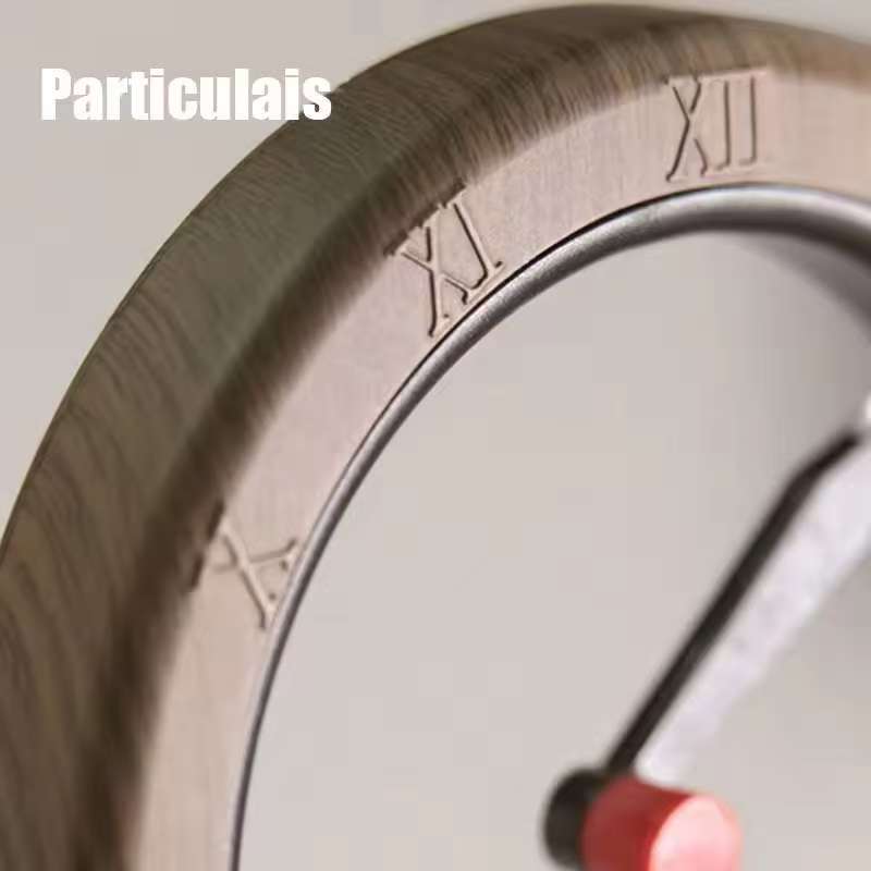 Retro floating clock, creative indoor watch clock, living room decoration, desktop clock, luxurious desktop decoration, Bluetoot