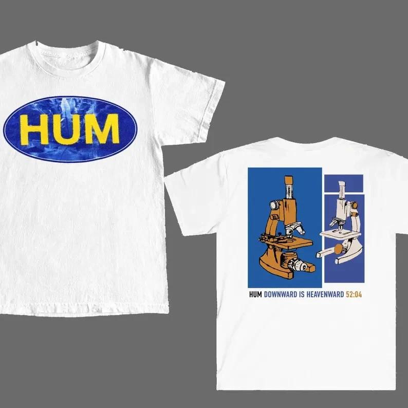 Хлопковая футболка унисекс Hum Band Downward Is Heavenward Размеры S-5XL