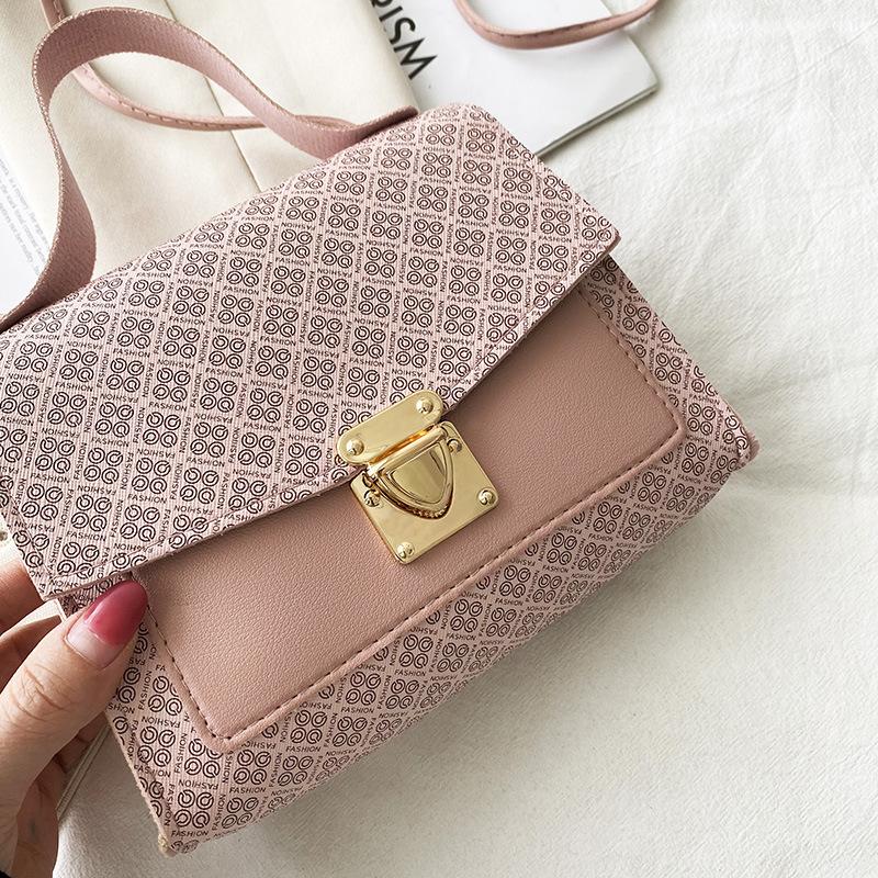 Универсальная портативная маленькая квадратная сумка, модная ретро-сумка через плечо для женщин, сумка-мессенджер, простая маленькая сумка, новая модная