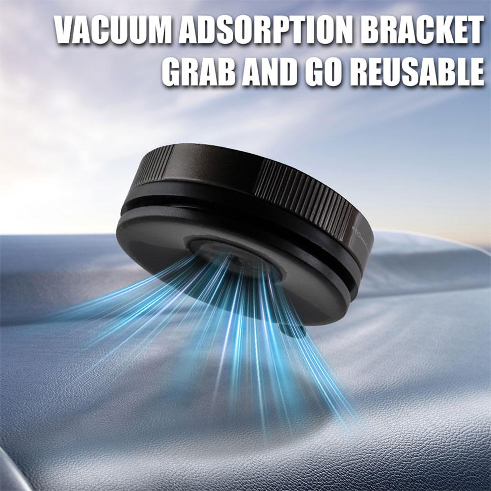 1pc Car Phone Magnetic Stand with Mechanical Vacuum Suction Cup, Navigation Holder For VW Jetta Golf Beetle CC Rline Hub Cover zr8