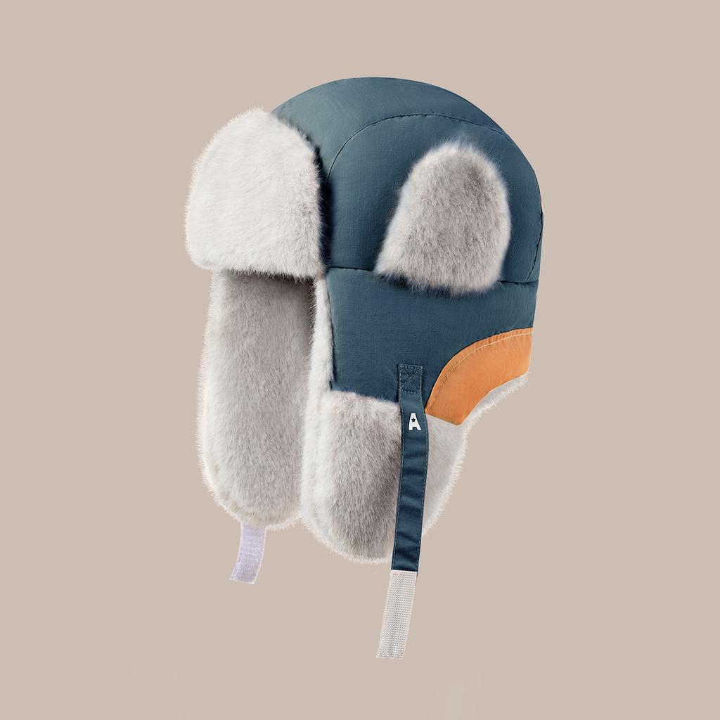 Winter new hat women's fleece thickened outdoor riding cold and warm plush ear protector pullover hat BM