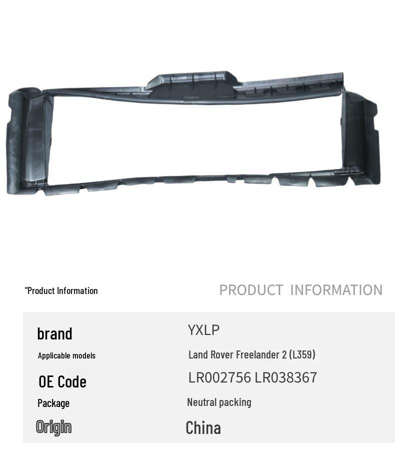 Land Rover Freelander 2 L359 Radiator Spoiler & Fan Shroud 3.2 Compatible