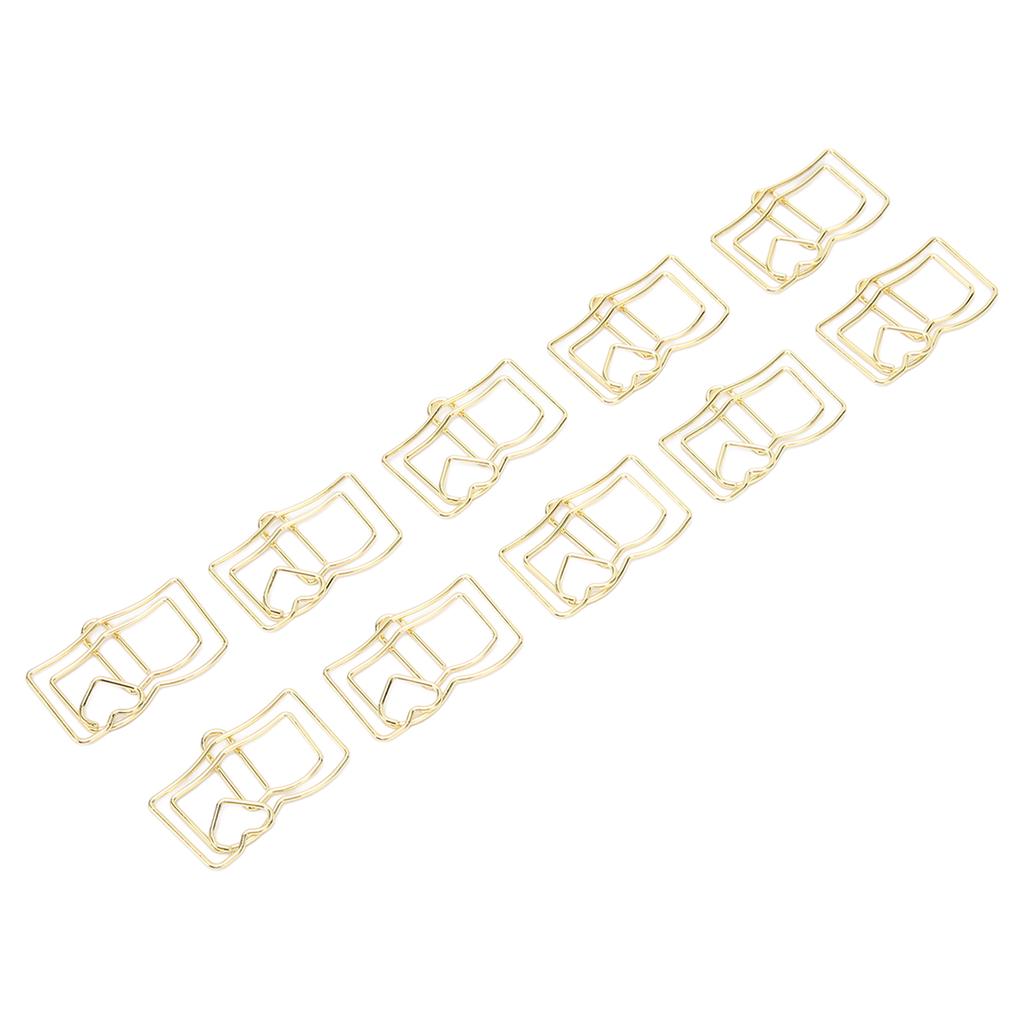 50 шт. скрепок для бумаги, портативные, уникальная форма, противоскользящие, сильная сила зажима, многоразовые для школы