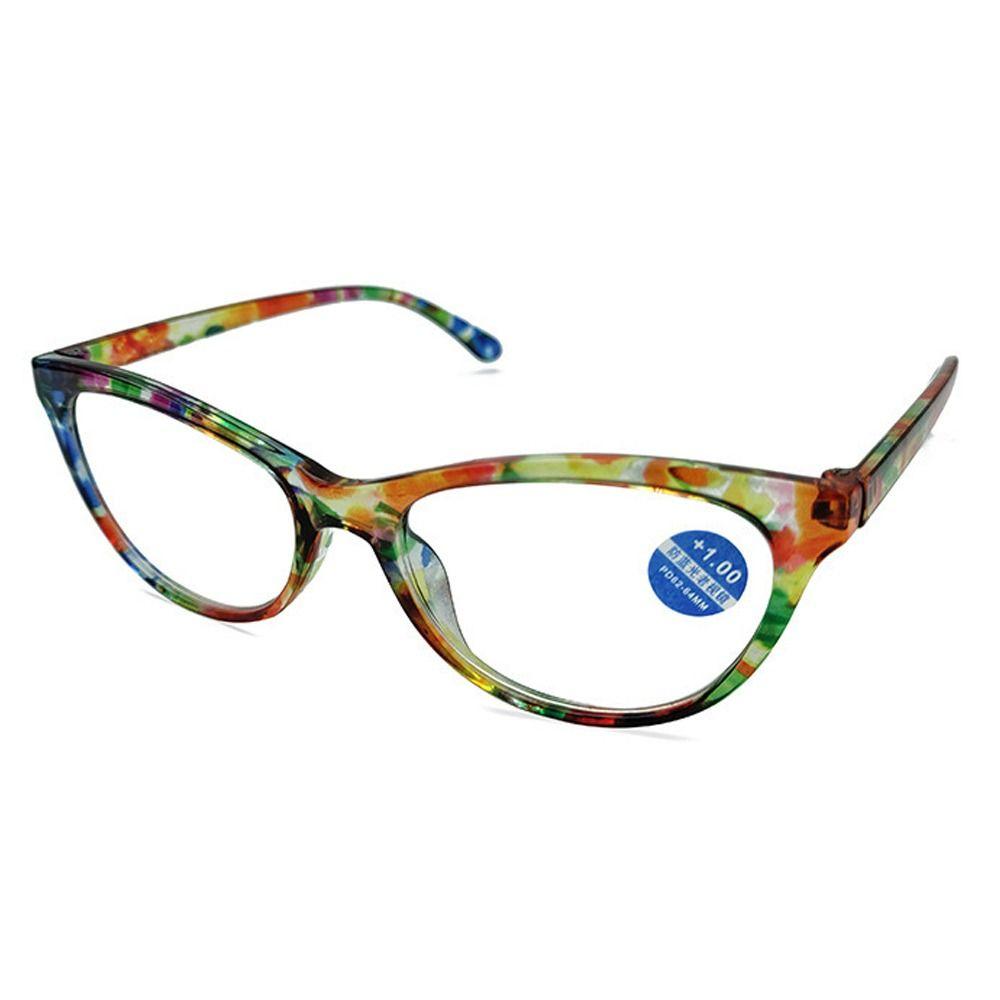 Fashion Cat Eyes Reading Glasses Ultra-Light Small Frame Clear Lens Presbyopic Eyeglasses Women Men Reading Glasses
