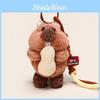 Cute Cartoon Eating Peanuts Groundhog Plush Toy Pendant Keychain For Bag Decor And Gifts