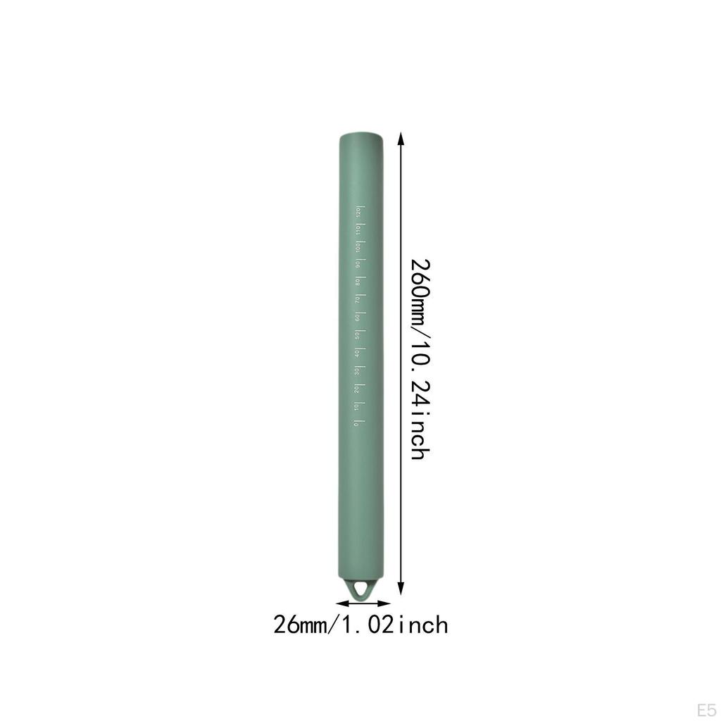 Портативный силиконовый ролик для теста с антипригарным покрытием для печенья и тортильи