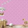 Geometric diamonds wallpaper, powder pink, subtle detail, 50x1000