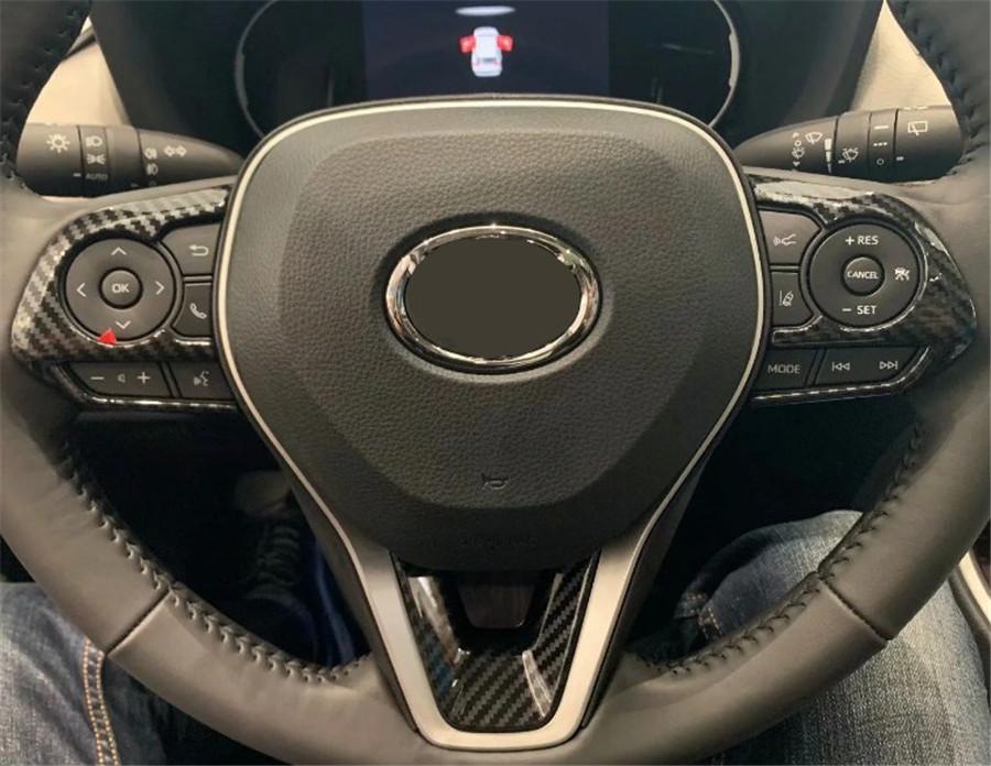 Рулевое колесо интерьер для Toyota карбоновое волокно