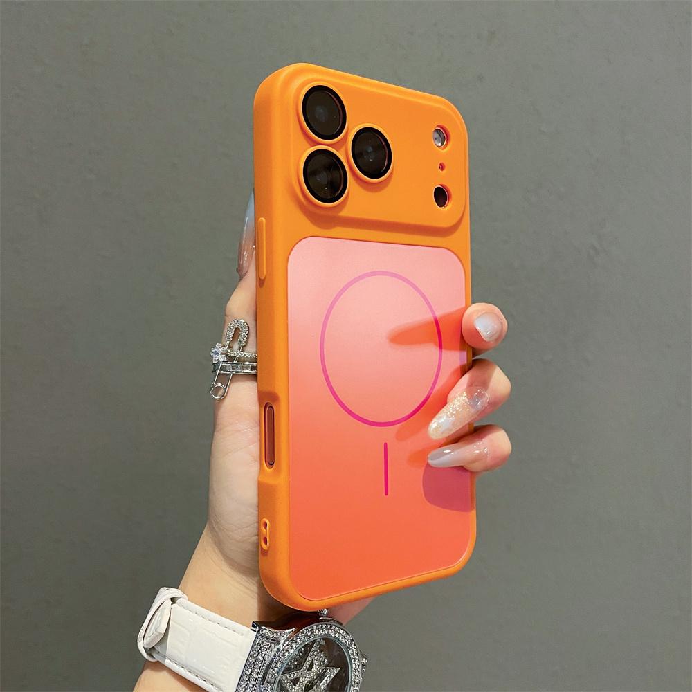 Luxury for MagSafe Magnetic Case for iPhone 16 Plus 15 14 13 12 11 Quickly Converts 17 Pro Max Shockproof Silicone TPU Soft Case
