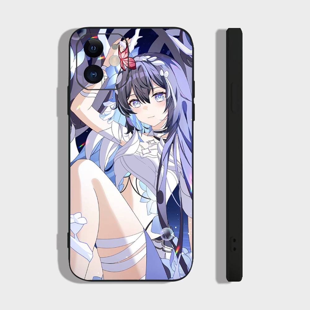 Чехол для телефона Honkai Star Rail с персонажем Зеле, анимированный, для iPhone 17 Air 16 15 14 13 Pro Max 11 12, Черный силиконовый чехол