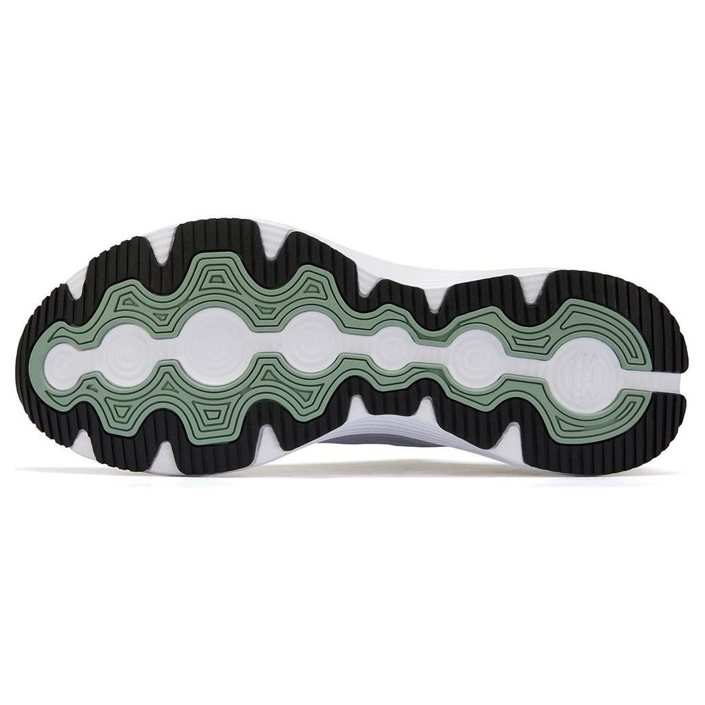 New LiNing YueYing 3.0 Cushioned Wear Resistant Breathable Low Top Running Shoes Men's White Green ARHU023-3