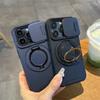 Роскосный чехол с беспроводной зарядкой для iPhone 11 16 12 13 14 15 17 Pro Max Plus Магнитный держатель-кольцо Защитная крышка для камеры