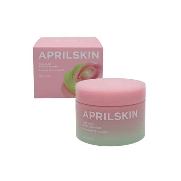 Aprilskin Розовая алоэ Упаковка от проблемной кожи Очищающая пенка Успокаивающая уход за акне 120 г