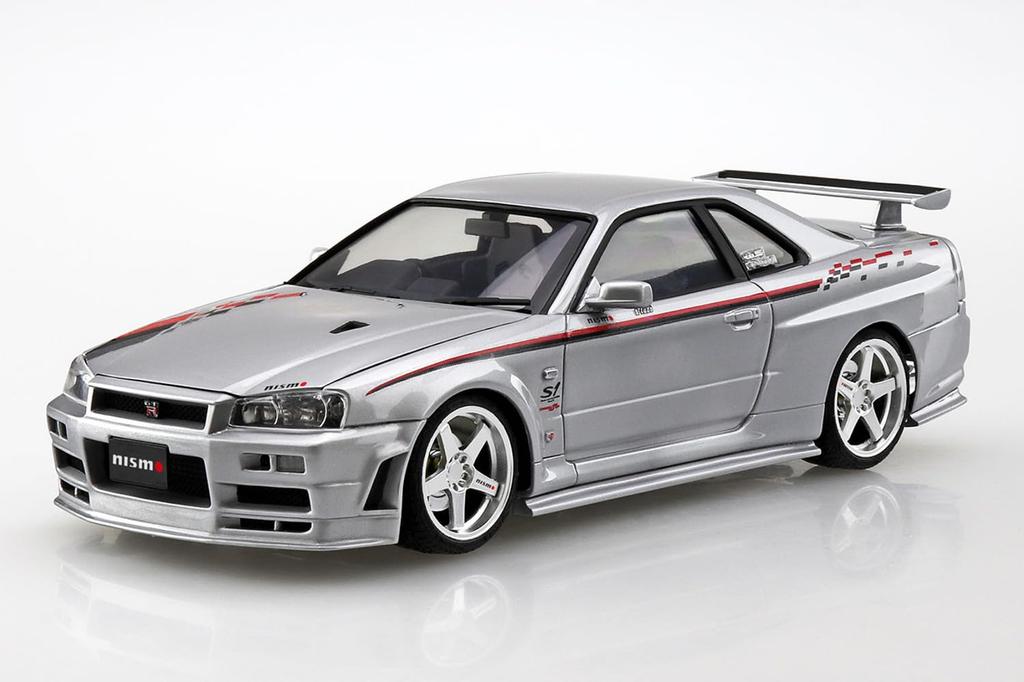 Aoshima Bunka Kyozai The Model Car Series SP05 Nissan BNR34 Skyline NISMO 2004 Plastic Model Kit Co., Ltd. (AOSHIMA) 1/24 GT-R S-TUNE