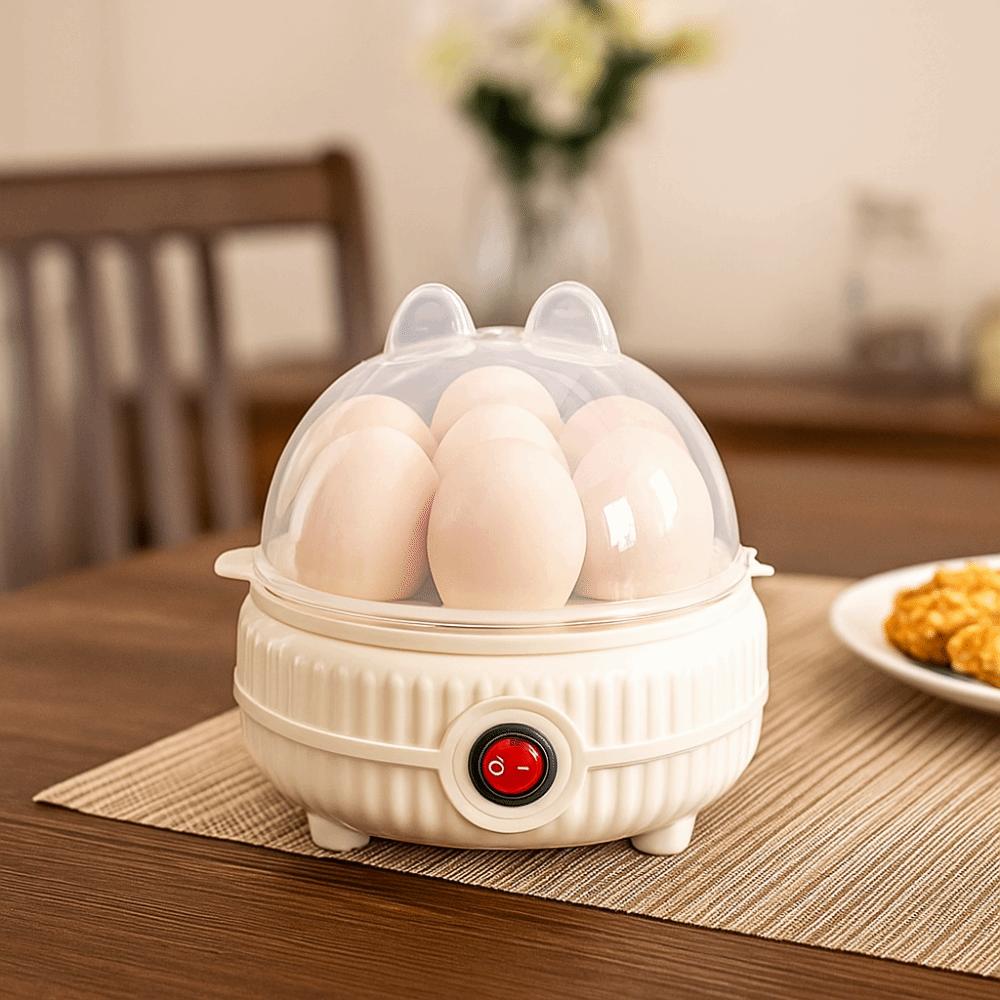 High Temperature Resistance Automatic Egg Steamer Plastic Egg Boiler Breakfast Preparation