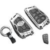 Heavy Duty Key Fob Cover for Chevy Colorado Equinox Silverado GMC Canyon Sierra 2025 2024  Keyless Entry Remote Control Car Key Case Protector with