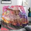 Eevee Pokémon pattern Flannel Blanket, High quality Comfortable for All Seasons, Home Decor, Warmth and Comfort, Perfect for Gifts.