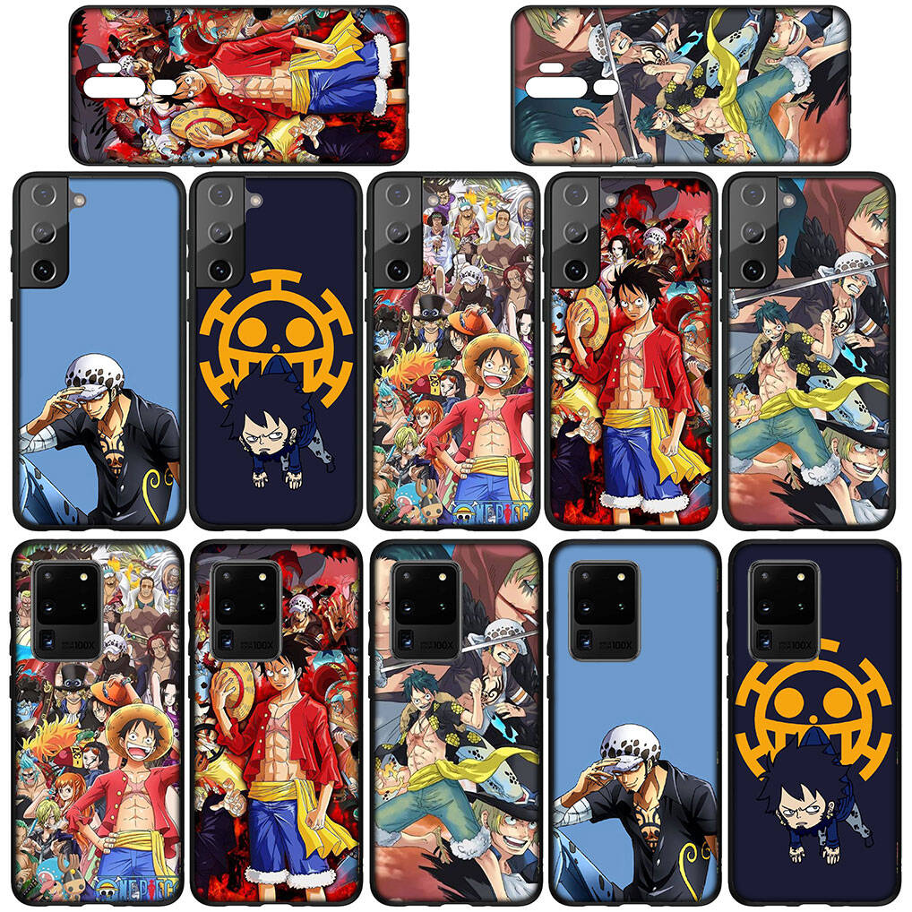 Для Samsung Galaxy S25 S24 S23 S22 Ultra FE Plus A17 A37 A57 A56 A55 A06 A16 A15 A36 A26 A35 A05 A25 A54 A34 Чехол для телефона Луффи One Piece Трафальгар Ло