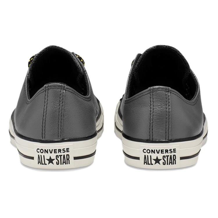 Converse Chuck Taylor All Star Tumbled Leather 'Gray White' Men's 165961C