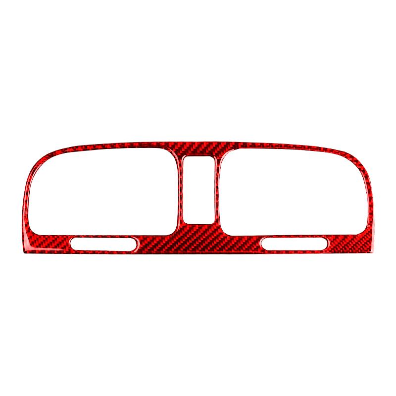 Для Volkswagen Golf 6 Gti R MK6 2008-2012 углеродное волокно интерьер среднее вентиляционное отверстие рамка декоративные наклейки отделка автомобильные аксессуары