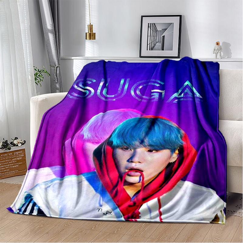 29 Стиль Новый Kpop Ким Тхэ Хён V Мин Юн Ги, SUGA, Agust D Плед, Мягкий Плед для Дома Спальни Кровати Дивана Покрывало для Путешествий Ребенок