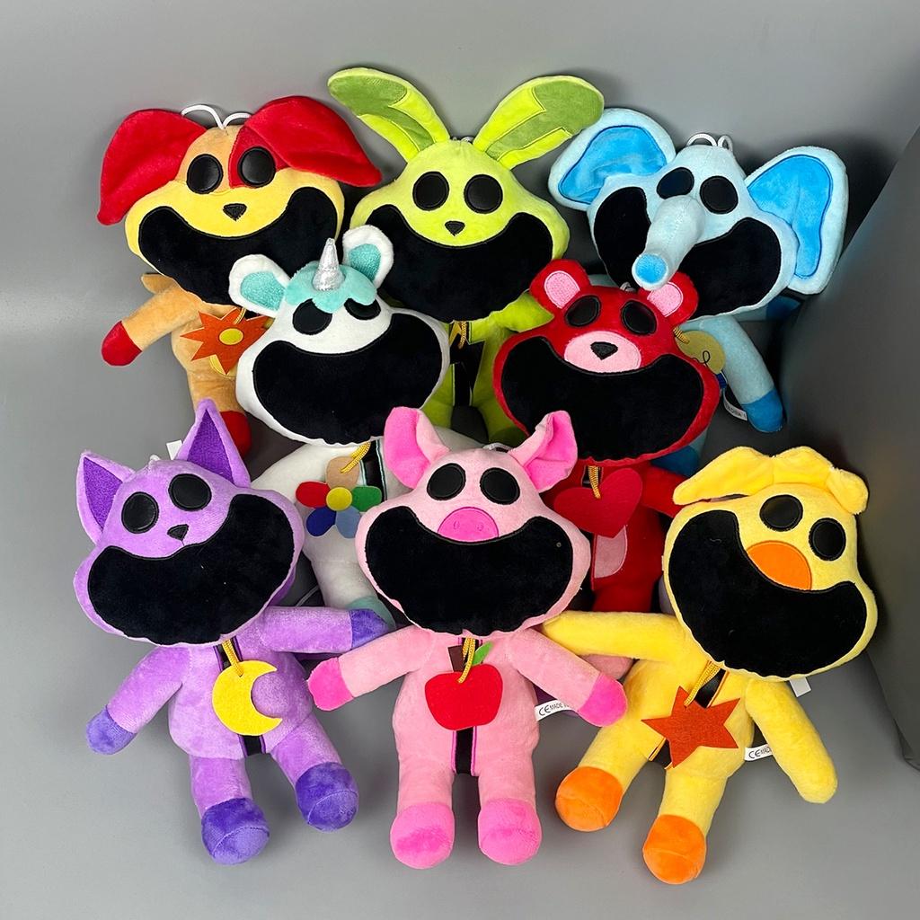 Smiling Critters Rabbit Plush Toy Adorable Cartoon Style 30cm Tall Customizable Design