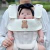 Слюнявчик для прорезывания зубов для новорожденных, нагрудник, бандана, медведь, хлопок, переноска для ребенка, слюнявчик, с поясным сиденьем