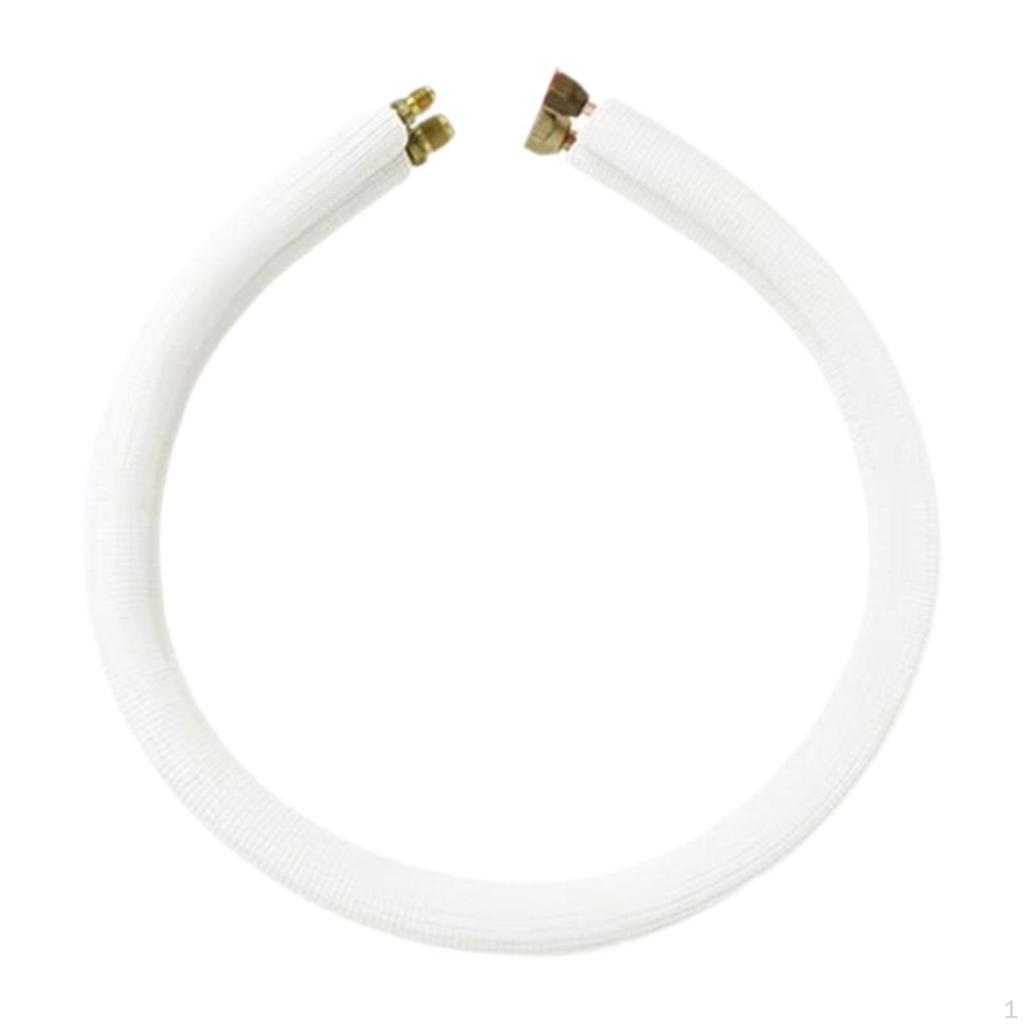 3.28 фута Медная трубка Комплект линий мини-сплит для кондиционирования воздуха с изоляцией