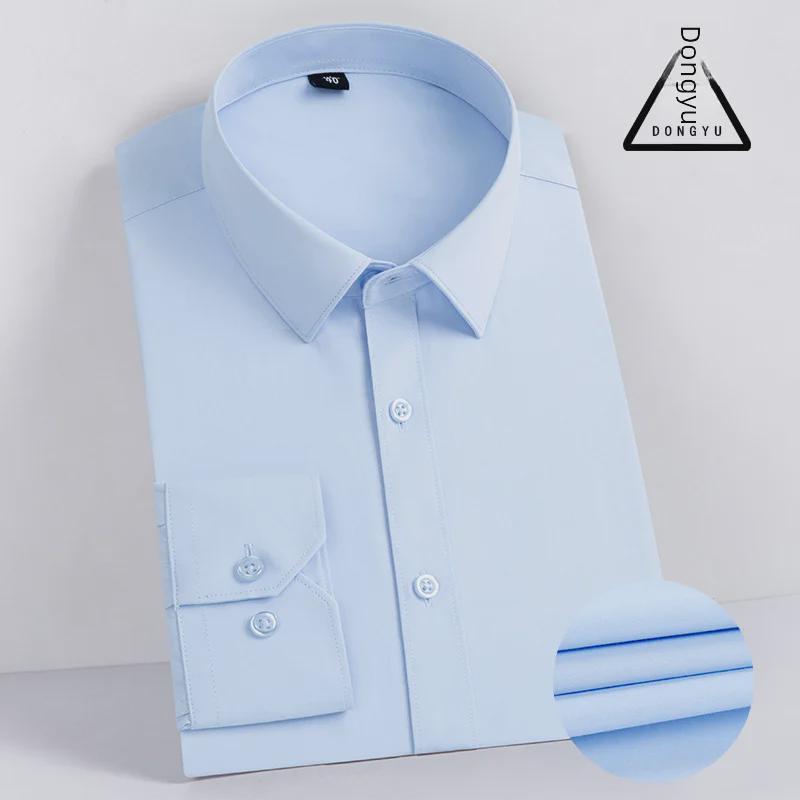 Мужская тонкая рубашка Dongyu Non-Iron с длинным рукавом в деловом стиле