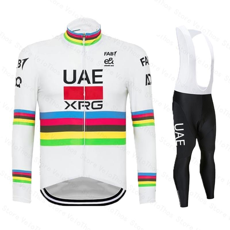 Mens Thermal Cycling Jersey Pants Set Road Bike Maillot Ropa Ciclismo Windproof Breathable Performance Wear